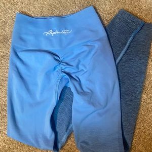 Blue Moon Ombré Alphalete leggings
